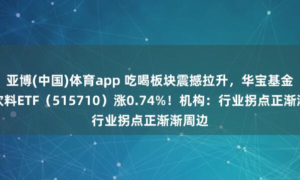 亚博(中国)体育app 吃喝板块震撼拉升,华宝基金食物饮料ETF(515710)涨0.74%!机构:行业拐点正渐渐周边