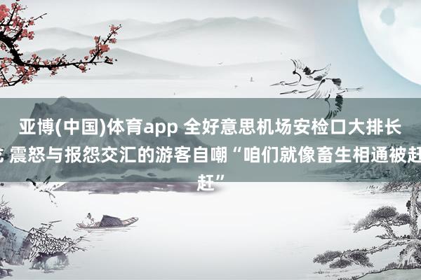 亚博(中国)体育app 全好意思机场安检口大排长龙 震怒与报怨交汇的游客自嘲“咱们就像畜生相通被赶”