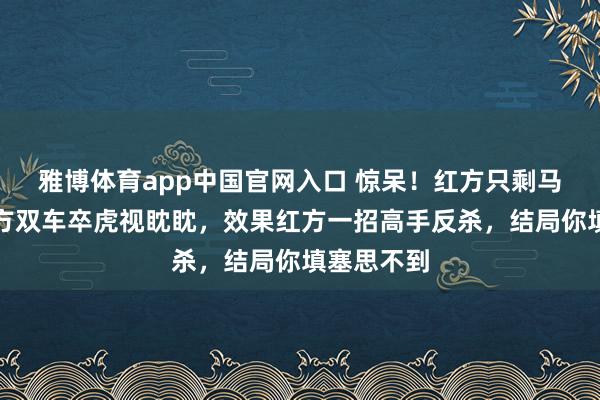 雅博体育app中国官网入口 惊呆！红方只剩马炮兵，黑方双车卒虎视眈眈，效果红方一招高手反杀，结局你填塞思不到
