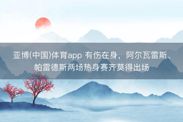 亚博(中国)体育app 有伤在身,阿尔瓦雷斯、帕雷德斯两场热身赛齐莫得出场